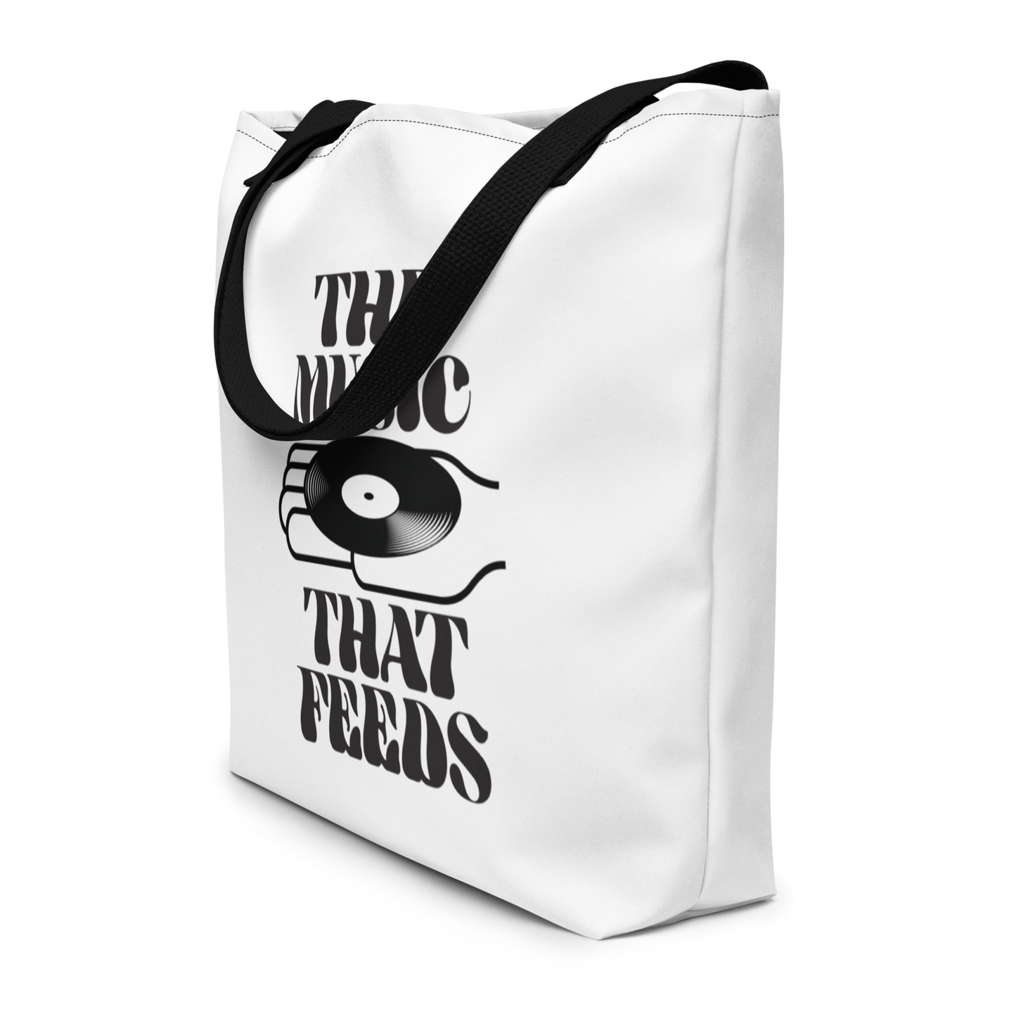 'THE MUSIC THAT FEEDS' Tote Bag