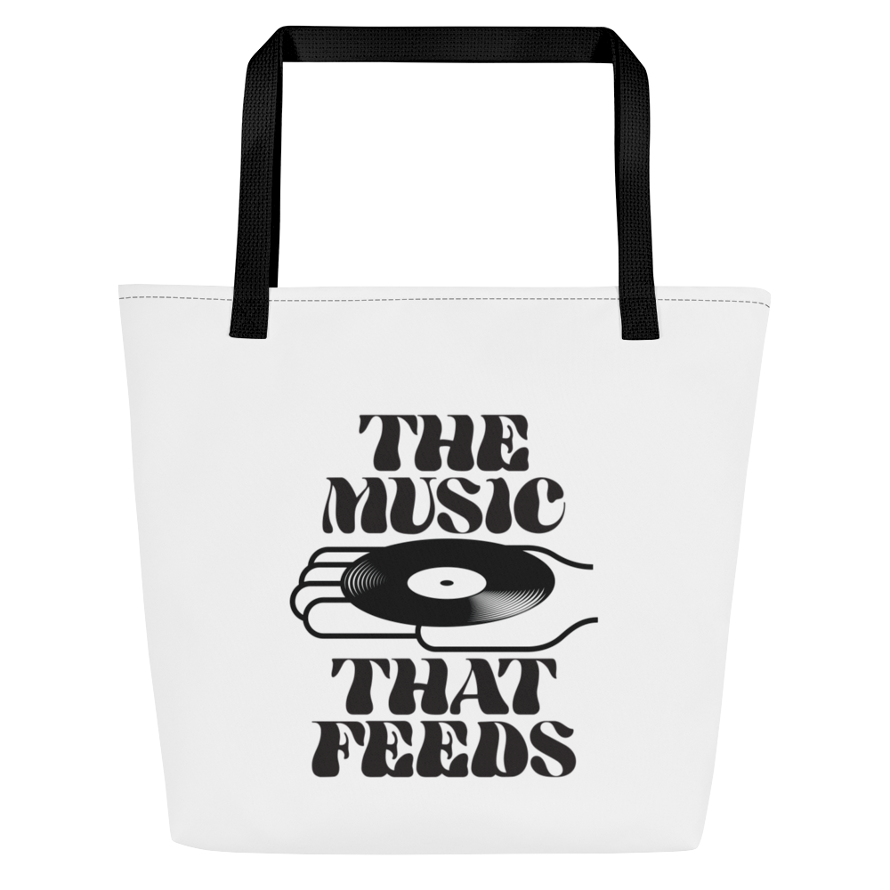 'THE MUSIC THAT FEEDS' Tote Bag