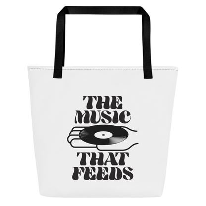 'THE MUSIC THAT FEEDS' Tote Bag