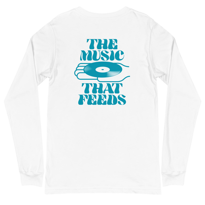 'THE MUSIC THAT FEEDS' Long-sleeve Tee