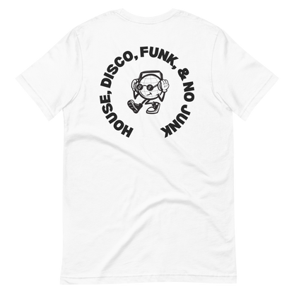 'HOUSE, DISCO, FUNK, & NO JUNK' Tee (Unisex)