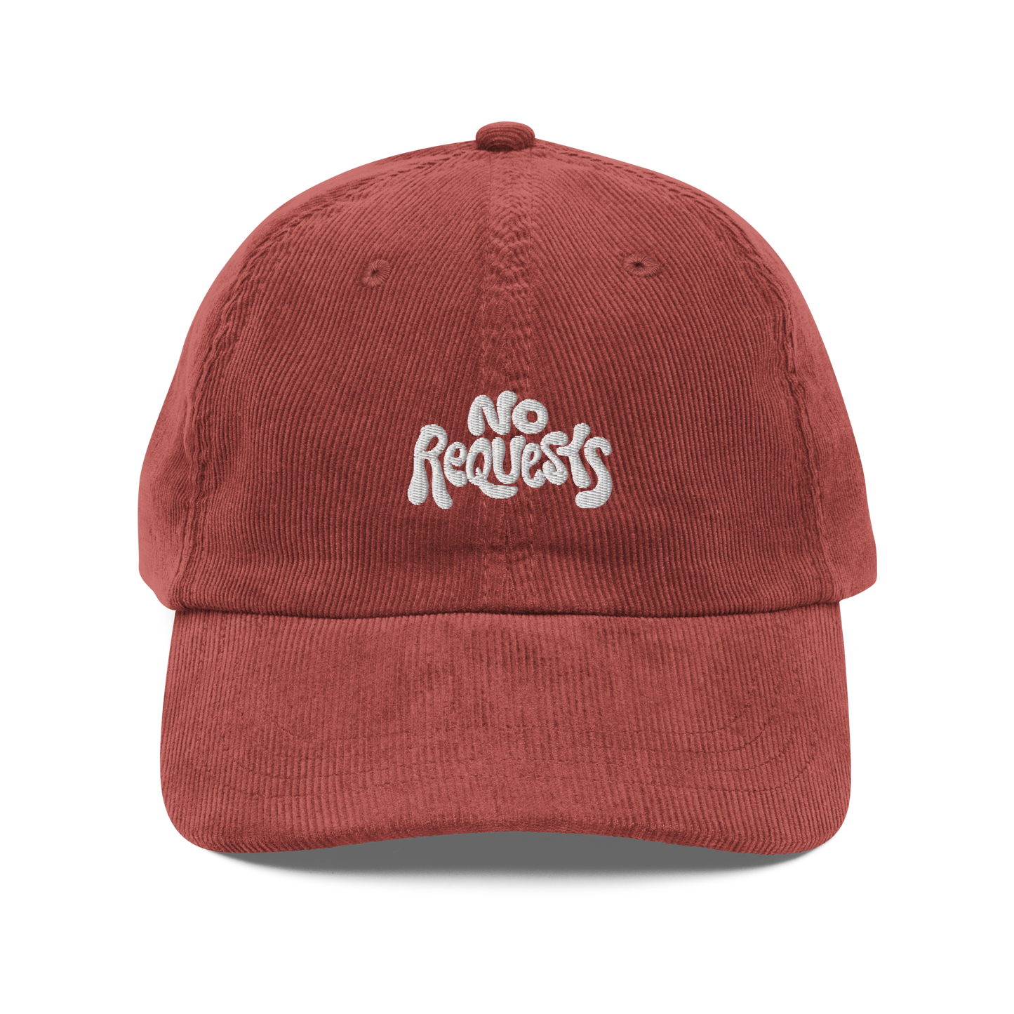 NO REQUESTS VINTAGE CORDUROY HAT